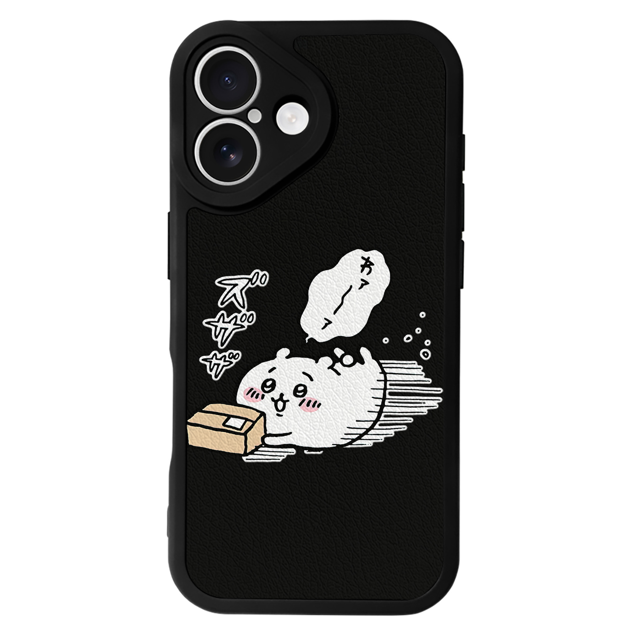 （画像用） ちいかわ ちいかわ Chii-kawa chiikawa 【iPhone 16シリーズ対応】シリコンスマホケース（レザー調） 材質：シリコン